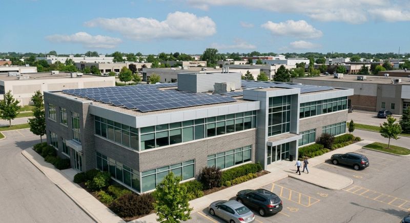 Commercial Solar Installation project example
